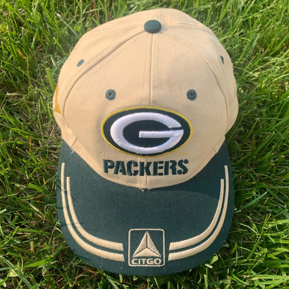 Vintage 90s Packers Citgo Cheese Head Hat